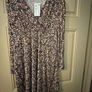 Boden Multicolor Floral Dress